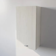 Pensile Cucina  in Legno Nobilitato Larice Bianco Mobile Alto con 1 Anta, Pensile Componibile Moderno Made in Italy (H90XL45XP33cm)