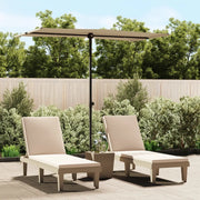 Ombrellone da Giardino-Ombrello da Balcone con Palo in Alluminio 180x110cm Verde