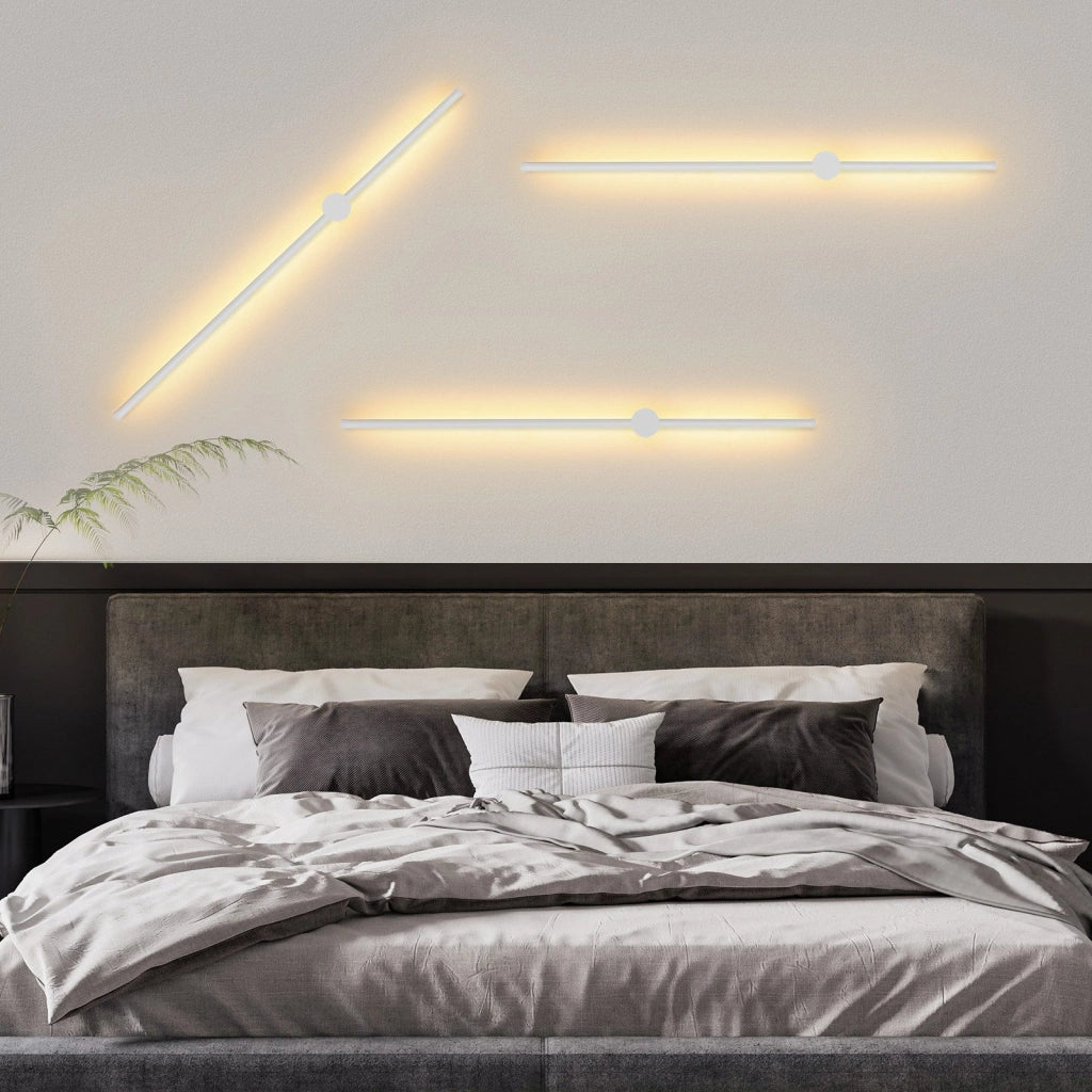 ZMH Applique a LED da interno 60CM lampada da corridoio bianca moderna 3000K per soggiorno