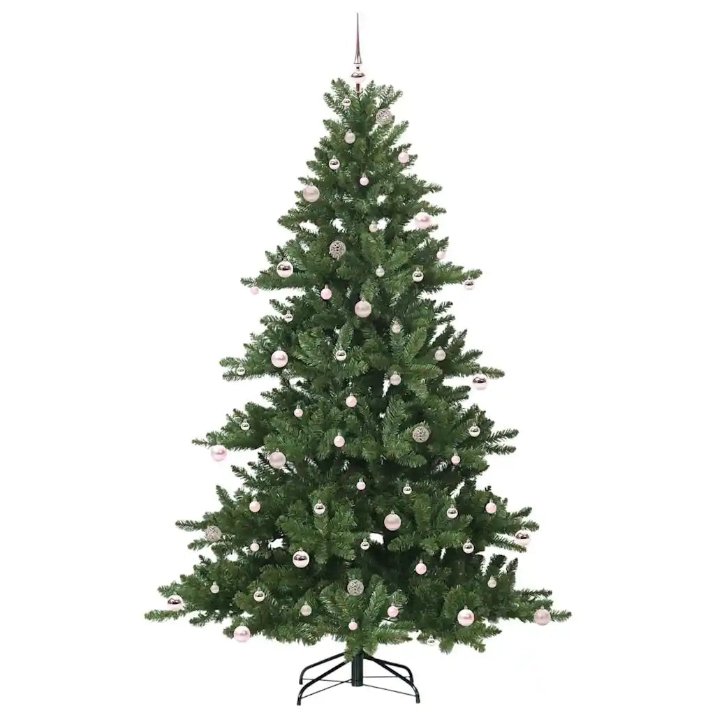 Albero di Natale Artificiale con Rami Pieghevoli Verde 240 cm 3397694