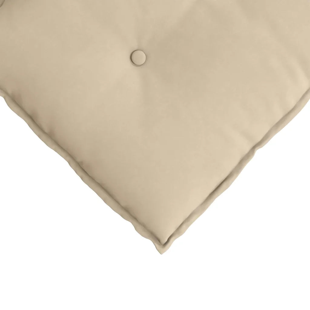Cuscino per Schiena Crema 200 x 50 cm Tessuto in Microfibra 42014992
