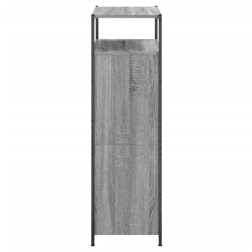 Scarpiera mobile contenitore per scarpe mobile per ingresso/corridoio/soggiorno design Sonoma 75 x 34 x 112 cm legno ingegnerizzato grigio 02_0022094