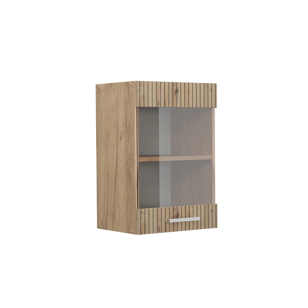 Vicco Mobile da cucina in vetro Rovere artigianale 40 cm