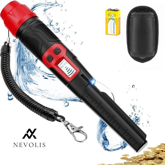 Localizzatore metallico IP68 a mano schermo LCD 360° di detezione caccia alle ombre sonde di localizzazione 3 modalità di allarme anti-perdita .