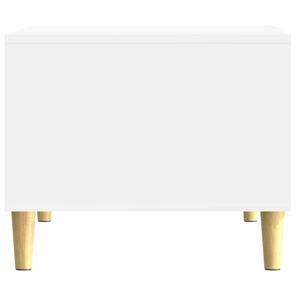 Tavolino da salotto Bianco Lucido 50 x 49 x 40 cm