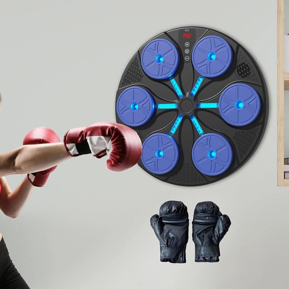 Trade Shop - Macchina Da Boxe Musicale Da Parete Kickboxing Esercizio Attrezzatura Da Allenamento -