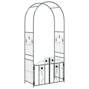 Arco da Giardino con blocco Nero 102 x 50 x 218 cm CFW6666258