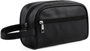 Borsa a Mano per Uomo e Donna, Piccola Borsa Soft per la Spalla, Borsa per Viaggio, Borsa per Trucco Donna, Nero