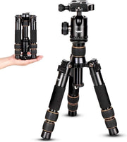 Mini Tripode Portatile - Lega di Alluminio - Viaggi - Testa di Rotazione 360° - Piatto di Rilascio Arca Tipo - fino a 10KG
