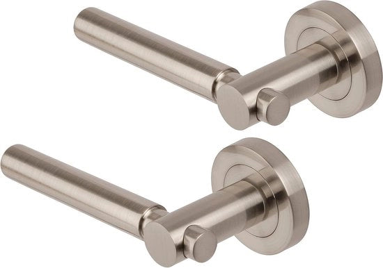 Maniglie per porte Astro passage - satin nickel rosa arancio rotonde - DH3610
