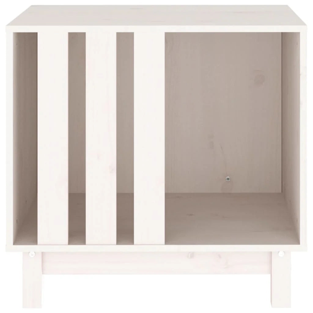 Cuccia per cani 60 x 45 x 57 cm in legno massello di pino bianco 02_0043450