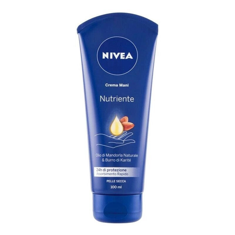 NIVEA CREMA MANI NUTRIENTE CON OLIO DI MANDORLA E BURRO DI KARITÈ FORMATO 100 ML