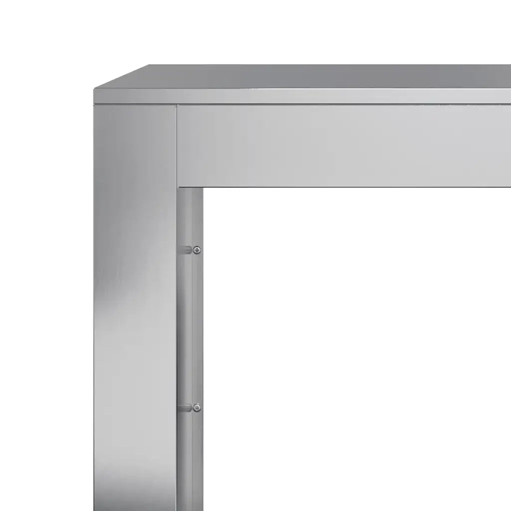 Rastrelliera per Legna 60x40x60 cm in Acciaio Zincato