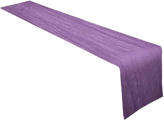 Tavolo da pranzo 300 x 90 cm - Lavabile - Polyester - Sostenibile - Decorazione da tavola moderna - Design elegante - Tovaglia da tavola