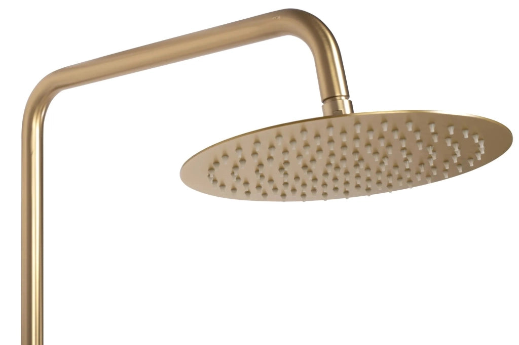 Set Doccia Con Termostato Rea Vincent Gold Brush