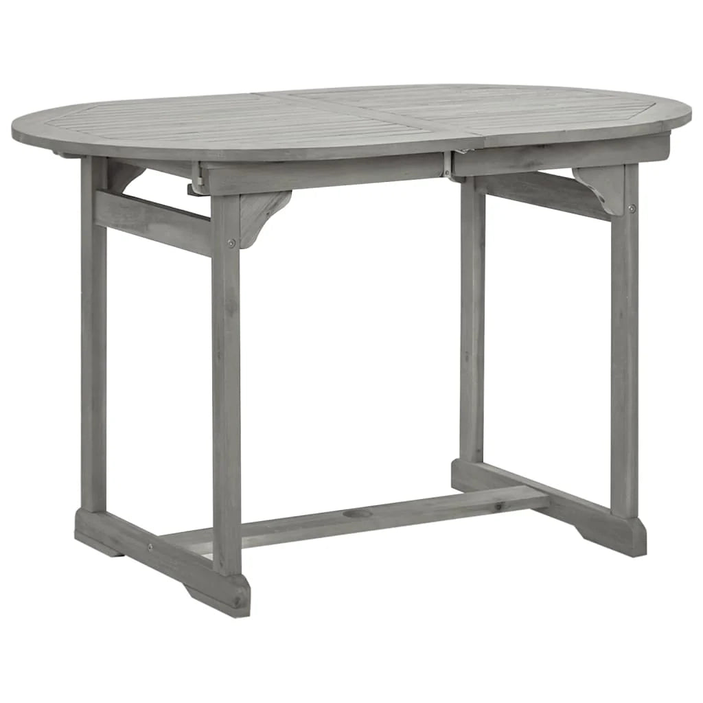 Set da pranzo da giardino 5 pezzi mobili da esterno legno massello di acacia 02_0013744