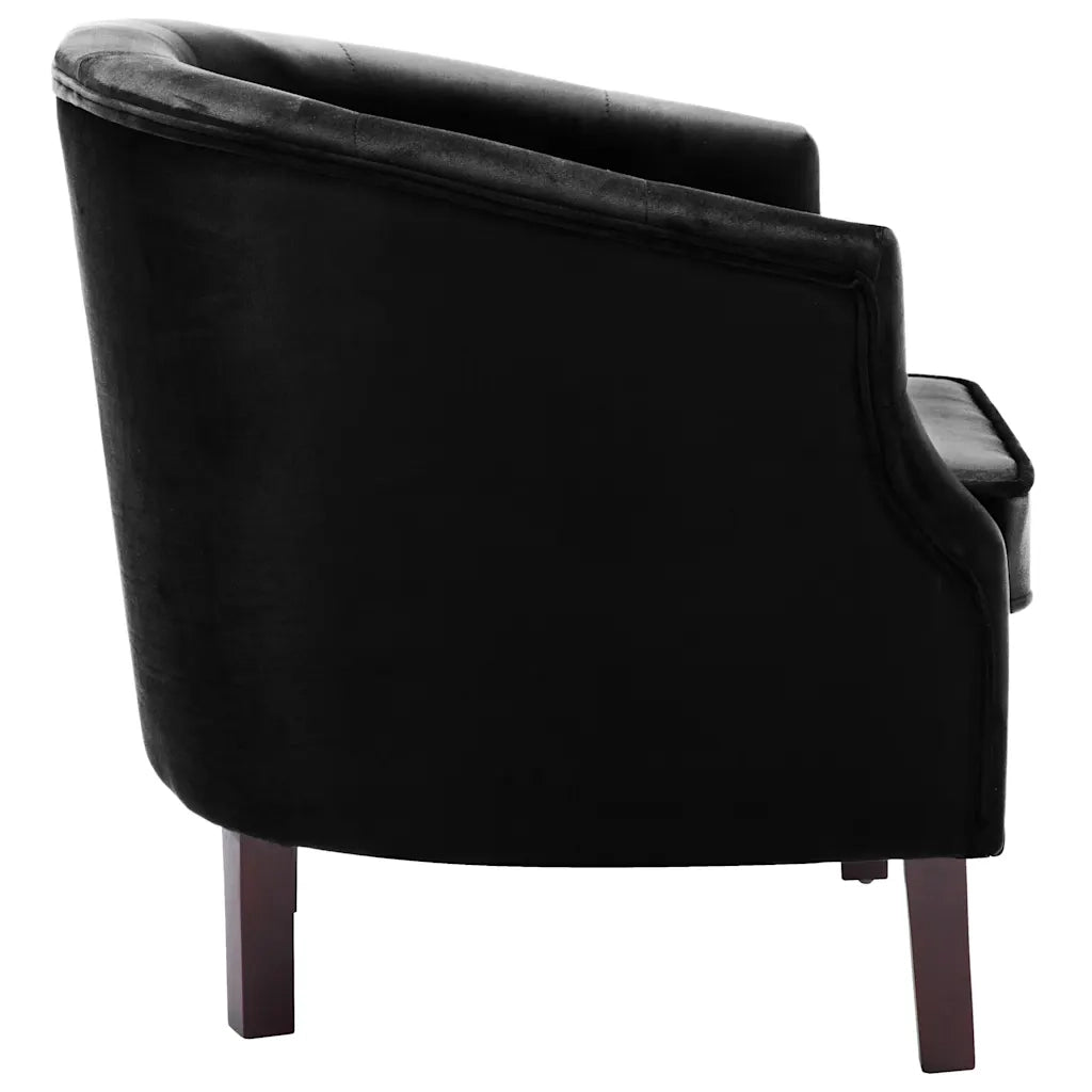 Poltrona Nera in Velluto 247007
