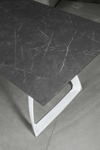 Tavolo Allungabile 170/270x90x76 cm in HPL Barret  Nero