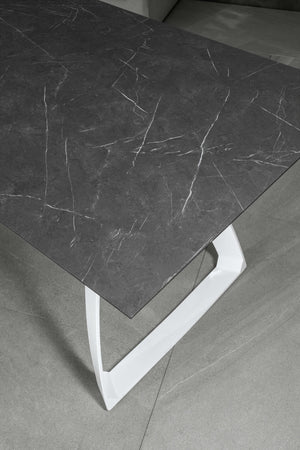 Tavolo Allungabile 170/270x90x76 cm in HPL Barret  Nero