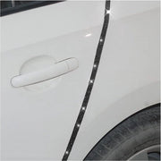 4 pezzi di adesivi con diamanti bling per la protezione delle portiere auto - bordi esterni delle portiere - protezione contro graffi - nero.