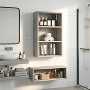 Armadio da bagno a muro Sonoma grigia 40 x 16 x 62,5 cm 889372