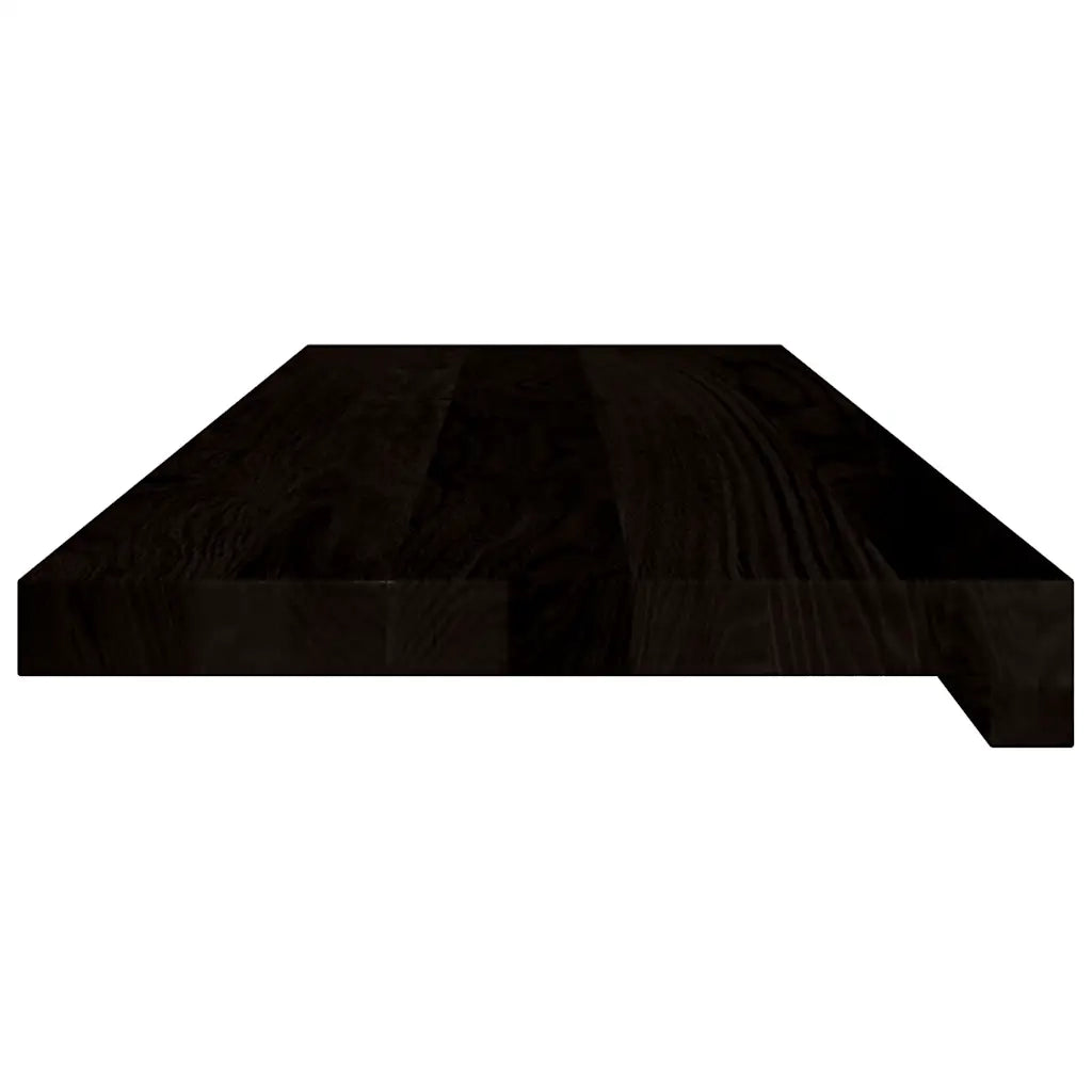 Gradini 2 pz Marrone Scuro 80x30x2 cm Legno Massello Rovere 3283803