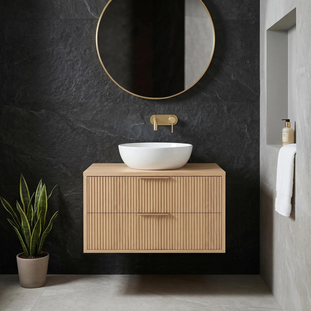 Mobile Bagno Sotto Lavabo Rea Mono 80cm Beige