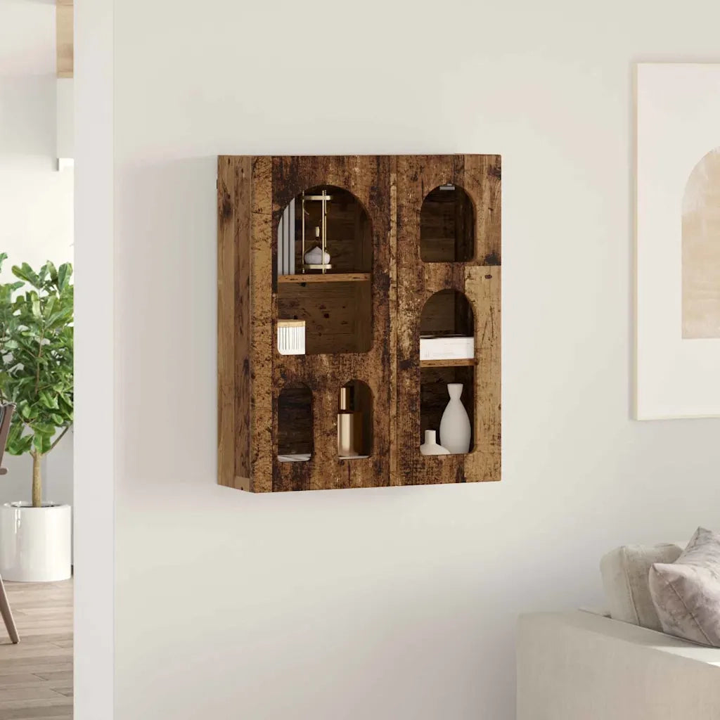 Armadio pensile con lo scaffale Legno vecchio 59 x 20 x 71.5 cm CFW4468225
