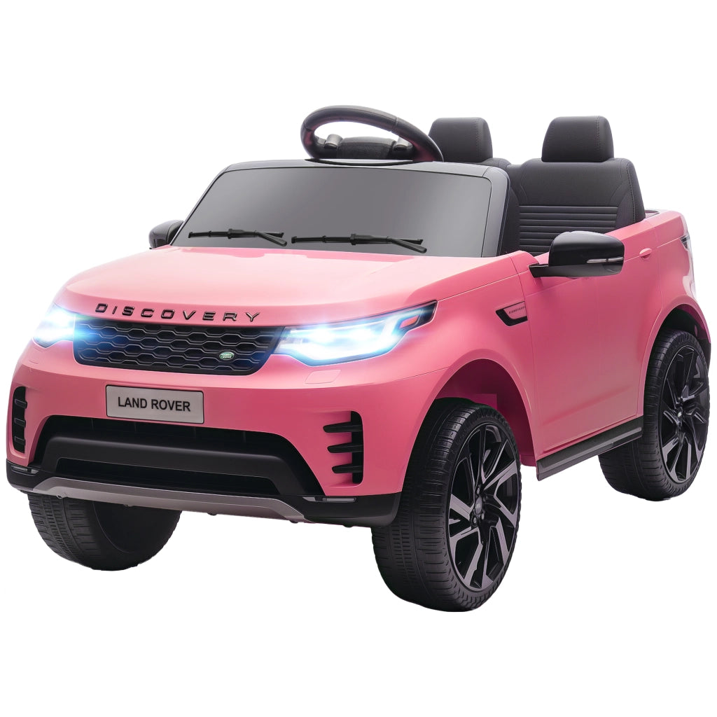 Auto Elettrica per Bambini Land Rover con Telecomando e LED ¨C zephmum ¨C 105x68.5x58 cm Rosa