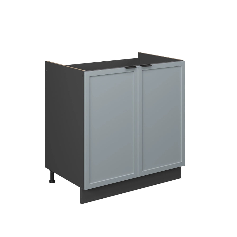Vicco Mobile lavello cucina Blu-grigio chiaro 80 cm senza piano di lavoro
