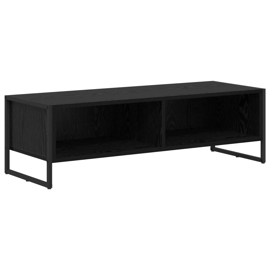 Mobile TV 100 x 36.5 x 30.5 cm Rovere Nero Legno multistrato 886552
