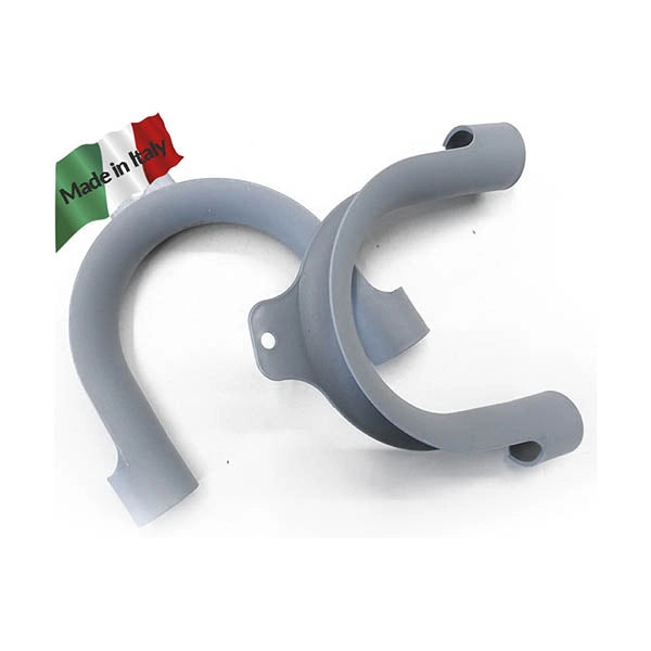 10 pz. Supporti 180 ° per tubo scarico acqua lavatrice lavastoviglie
