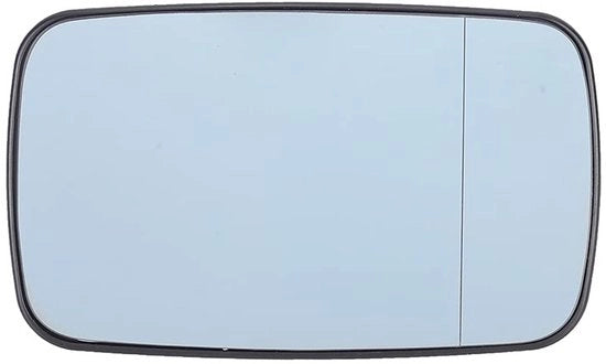 Specchio esterno retrovisore con cristallo per coupé - Design compattibile - Colore blu - Specchio riscaldabile - Adatto per E46 2005 - Modello 316i
