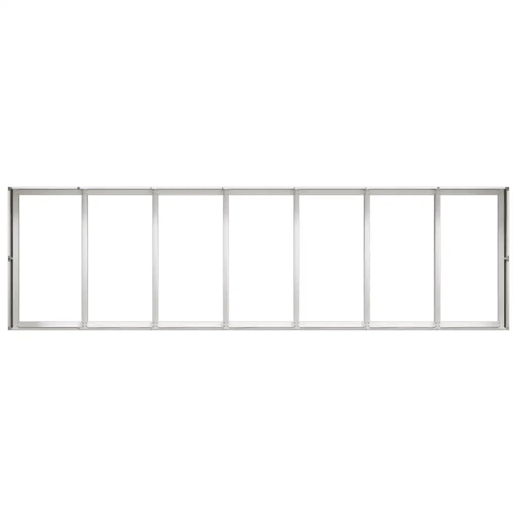 Fioriera 280x80x40 cm in Acciaio Inox 860763