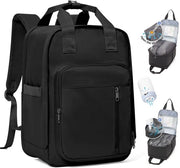 Borsa a vuoto per viaggiatore con sistema di vuoto per bagagli a mano, zaino a vuoto per donne con sacco a vuoto e compressore per viaggi, borsa a vuoto per bagagli con pompa impermeabile per uomini