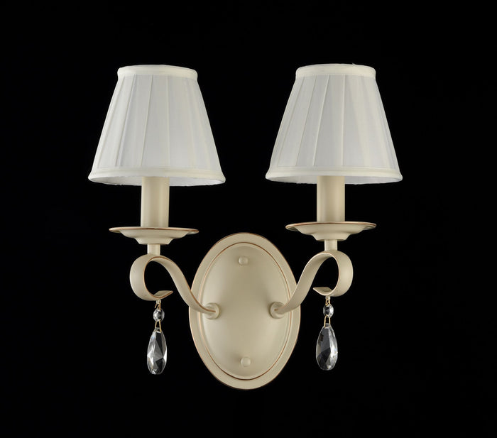 Lampada da parete Elegant in Metallo Brionia Beige