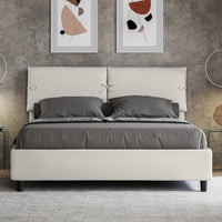 Letto Matrimoniale 160x200 cm Senza Rete Sleeper Bianco