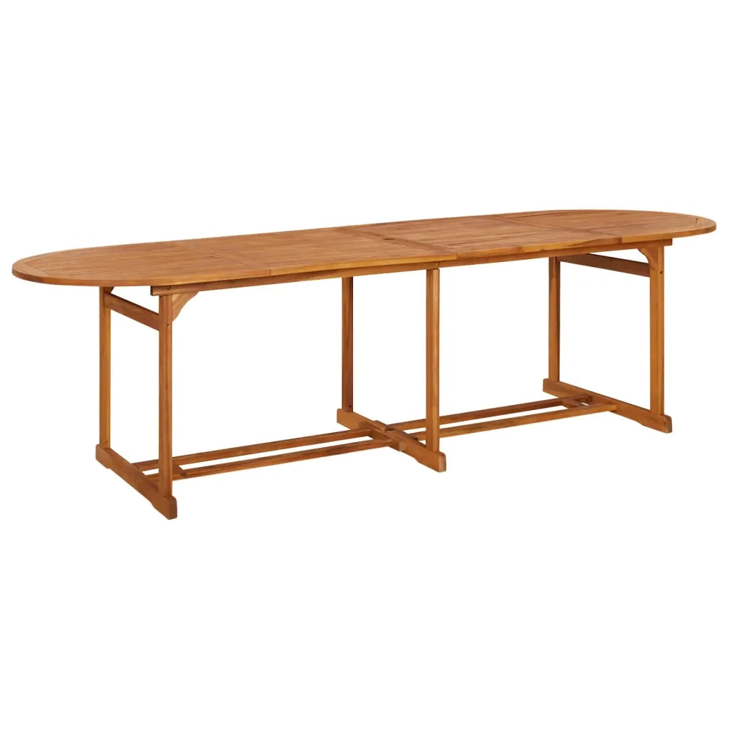 Set da Pranzo da Giardino 13 pz 280x90x75 cm Massello di Acacia 3086981