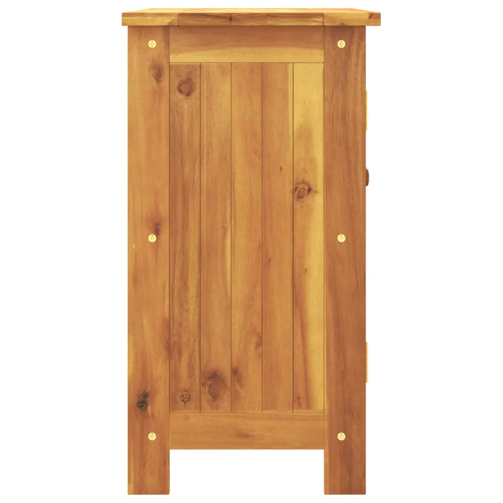 Mobile da Giardino75x35x70 cm in Legno Massello di Acacia