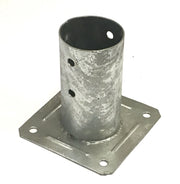 Staffa a bicchiere per palo tondo diametro 10 cm