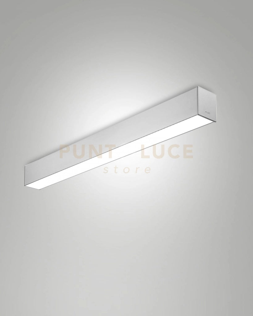 TURNER PLAFONIERA ALLUMINIO A LED 29W 4000K 3570LM OPALE IP40 100CM DIMMERABILE DALI