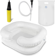 Cassetta di risciacquo - Cassetta di risciacquo gonfiabile - Lavabo - Per parrucchieri - Lavabo portatile - Assistenza domiciliare - Must have!