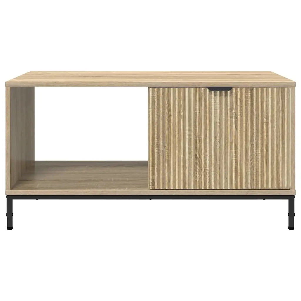 Tavolino da Salotto-Tavolino da soggiorno-Tavolo rovere sonoma 90 x 49 x 46 cm