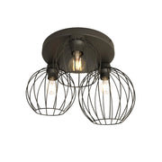Lampada a sospensione NEST in acciaio nero opaco