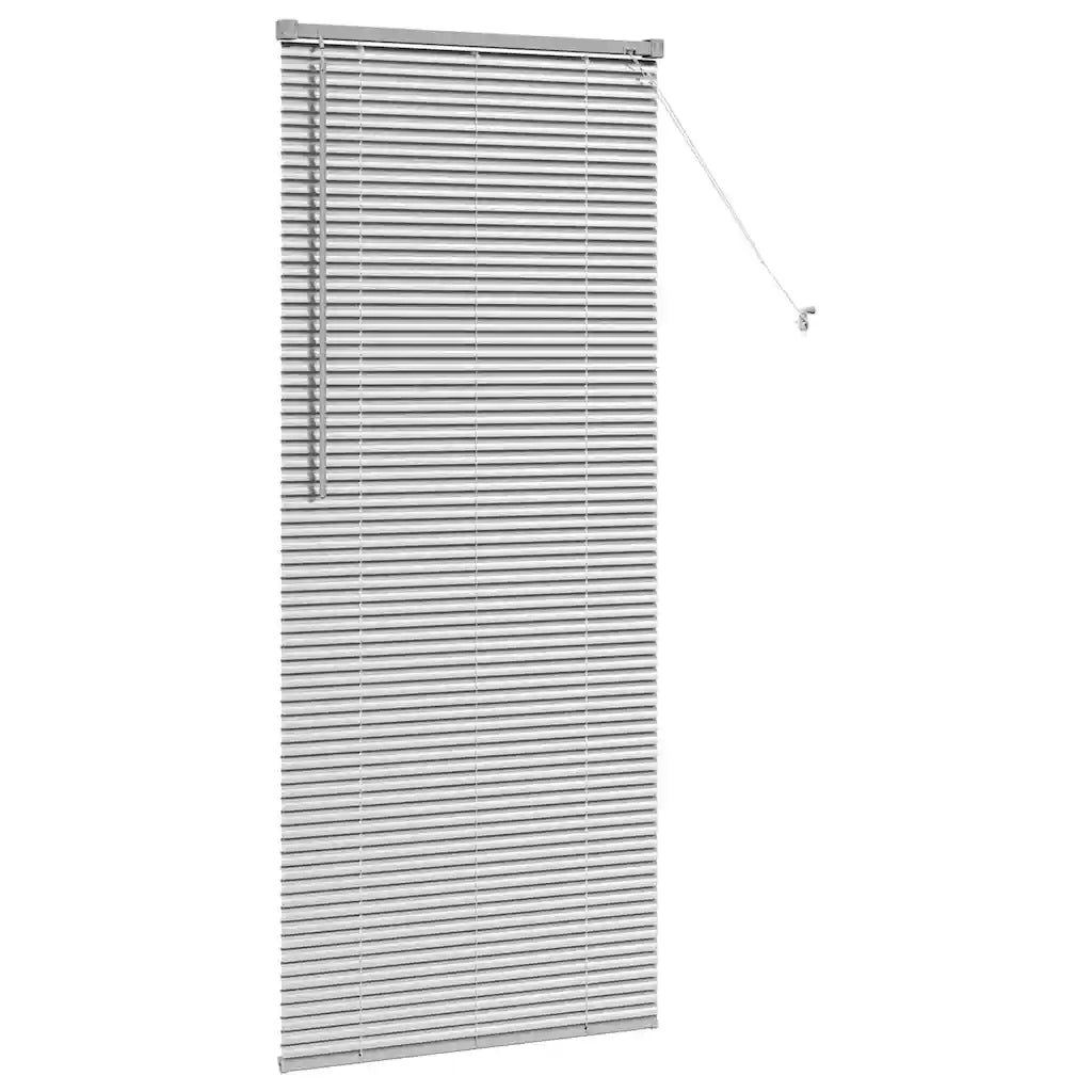 Tendaggi a Veneziana | Tenda a lamelle Argento 175 x 75 cm Alluminio