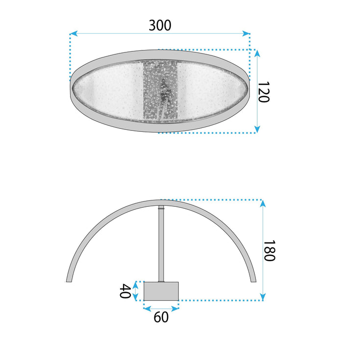 Lampada Da Parete Led G137-w Rose Gold