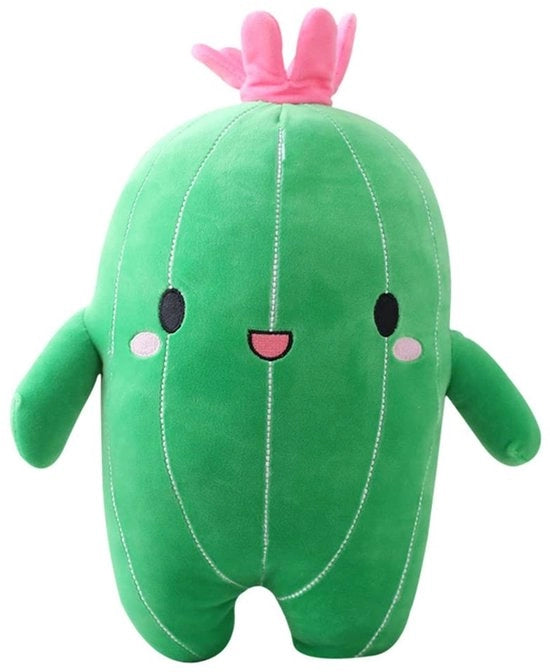 Cuscino Plush Cactus - Cuscino Bello e Soffice - Adatto per Bambini - Decorazione - Regalo di Compleanno - Dimensioni Ideali 20 cm - Giocattolo Plush