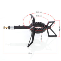 Fornello a gas da esterno 10,5 kw Per campeggio e outdoor Alimentato a gas propano/butano