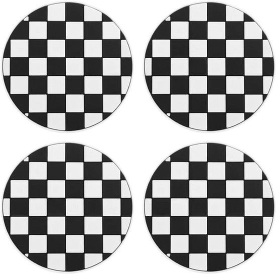 Protezione auto sedile universale - set da 4 pezzi - nero - accessori auto interni - antiscivolo - adatto a tutti i veicoli