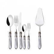 ALADDIN Ghiera Argento Anticato, Posate Set 31 Pz, Scatola